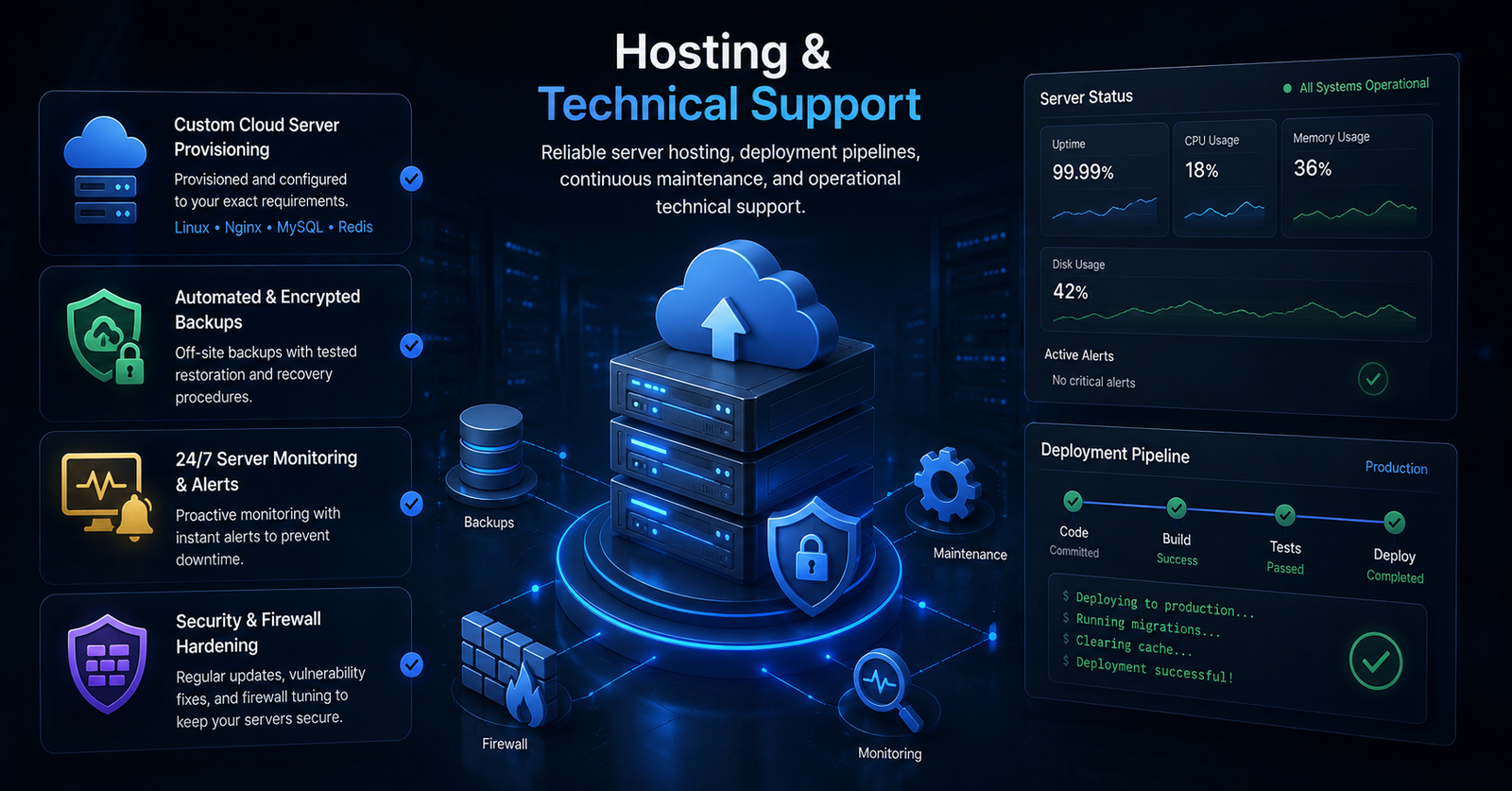 Hosting & Technical Support